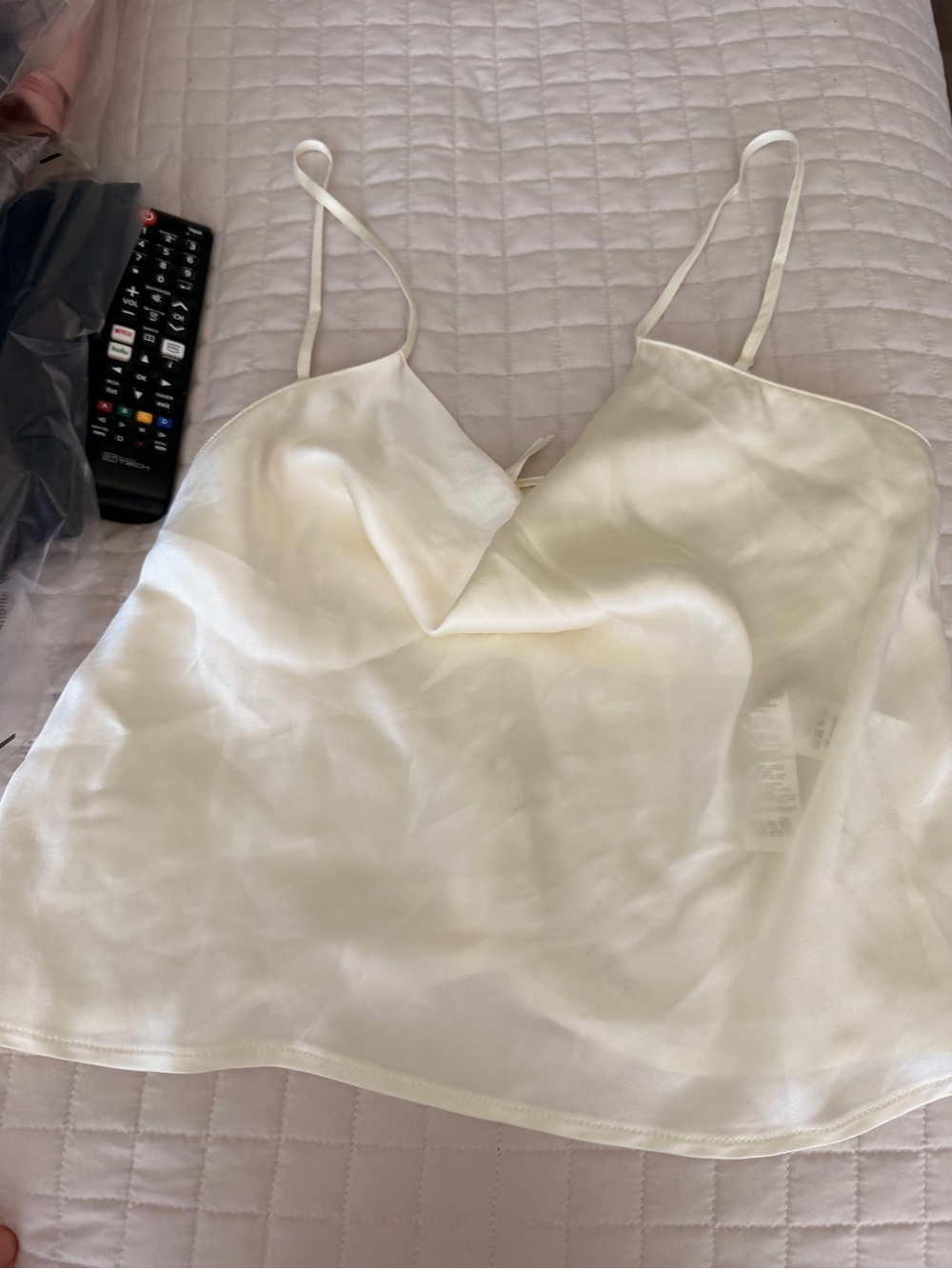 intimissimi Ivory Satin Cami Top